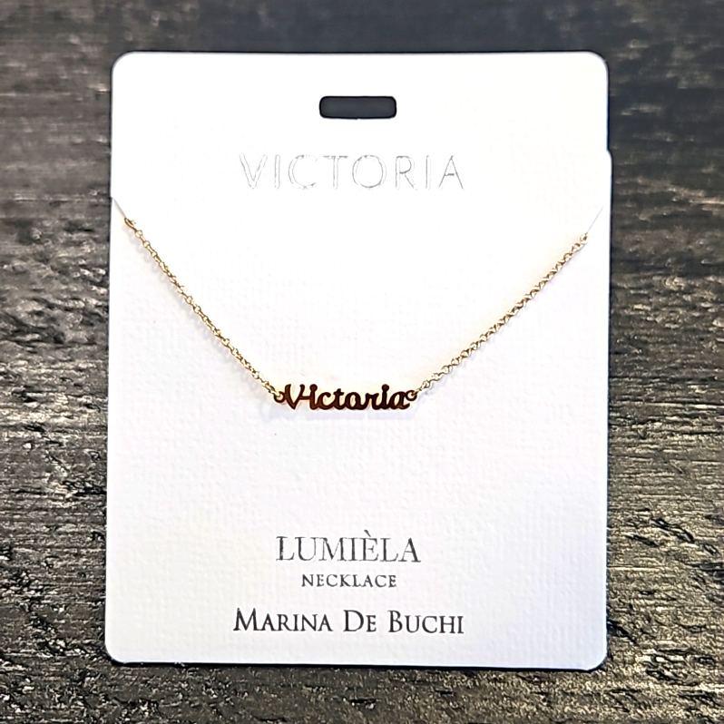 Victoria Script Name Chain Necklace 20$